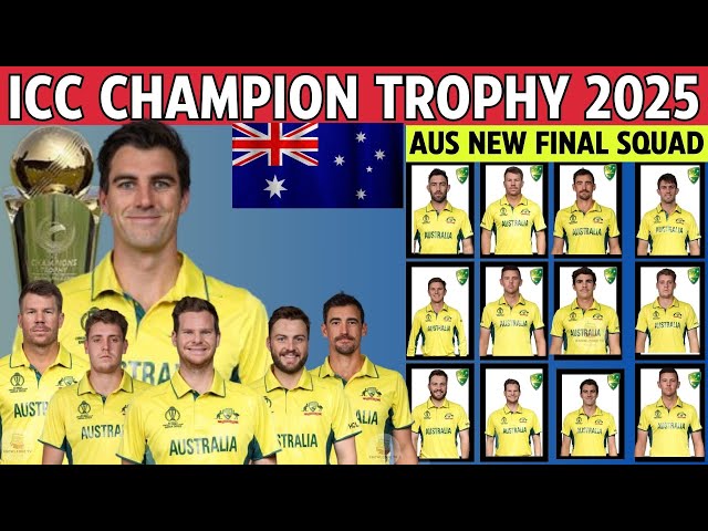 Champions Trophy 2025 Australia Squad