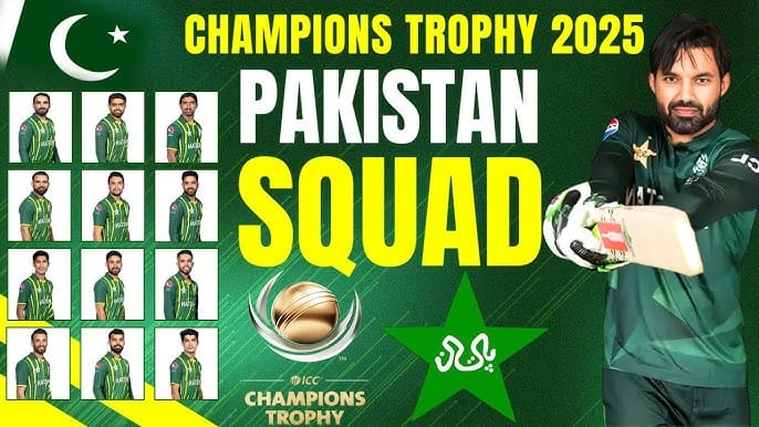 icc champions trophy pakistan squad