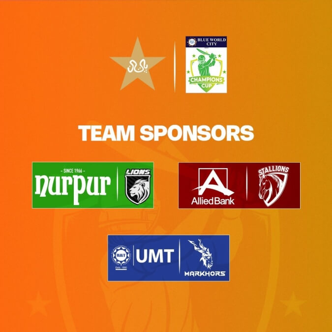 Pakistan Champions Cup Title Sponsor Announced