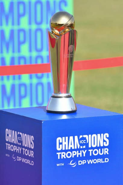 ICC Champions Trophy makes an appearance at Karachi's National Stadium