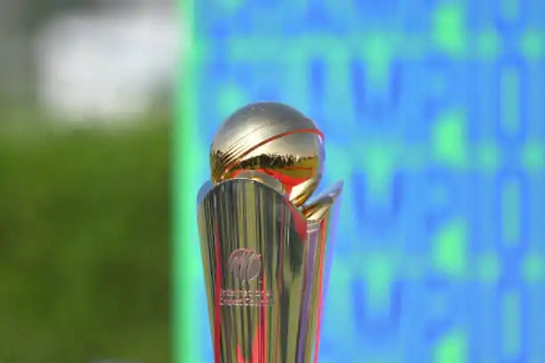 ICC Champions Trophy makes an appearance at Karachi's National Stadium