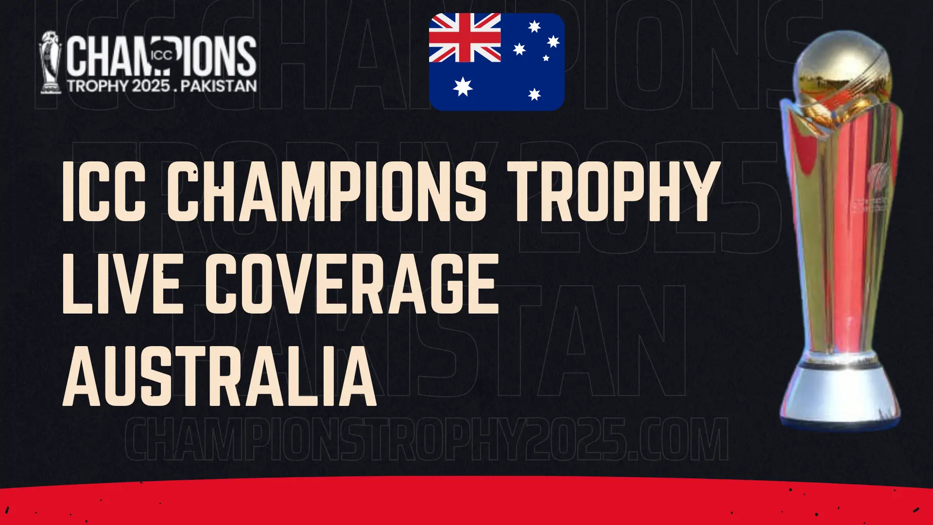 ICC Champions Trophy Live Coverage in Australia