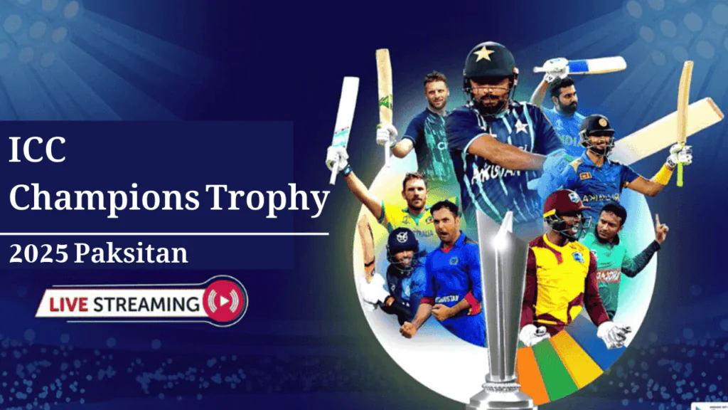 Champions Trophy 2025 live streaming free