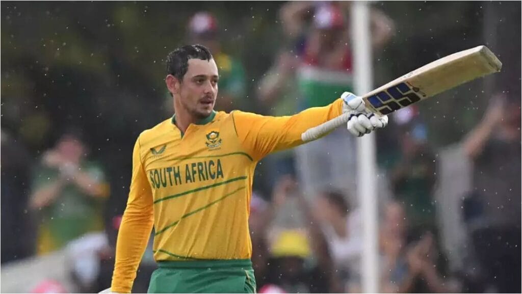 Quinton de Kock celebrating iconic moments