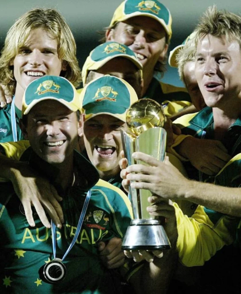 The wait is over: Australia win the Champions Trophy for the first time West Indies v Australia, Champions Trophy final, Mumbai, November 5, 2006