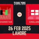 Afghanistan v England – Match 8