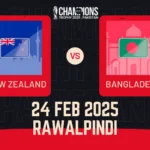 Bangladesh v New Zealand – Match 6