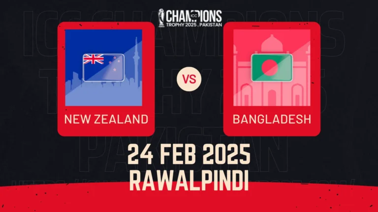 Bangladesh v New Zealand – Match 6