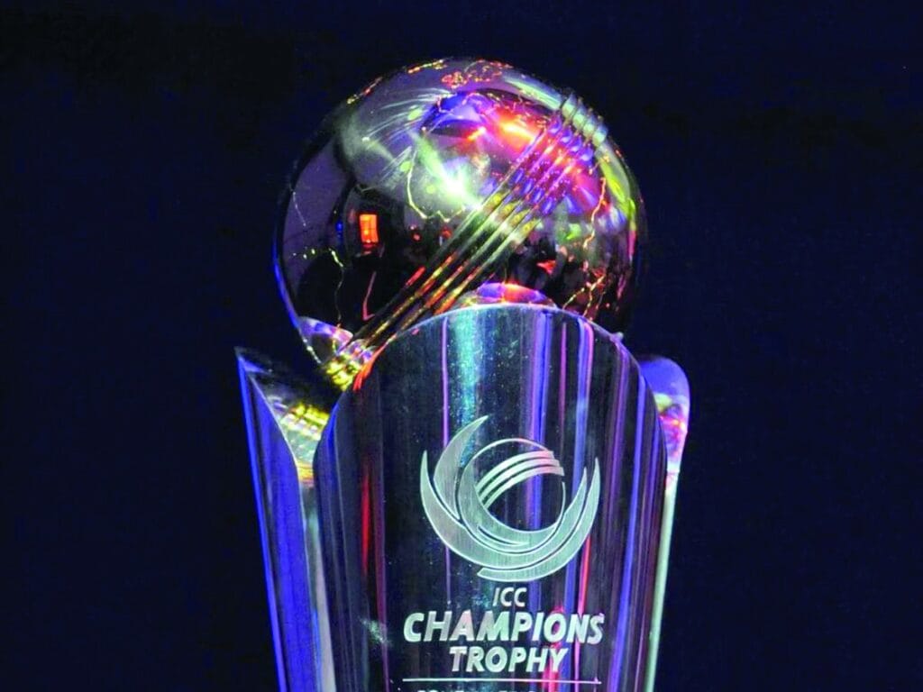 ICC CHAMPIONS TROPHY 2025 TROPHY PICTURE