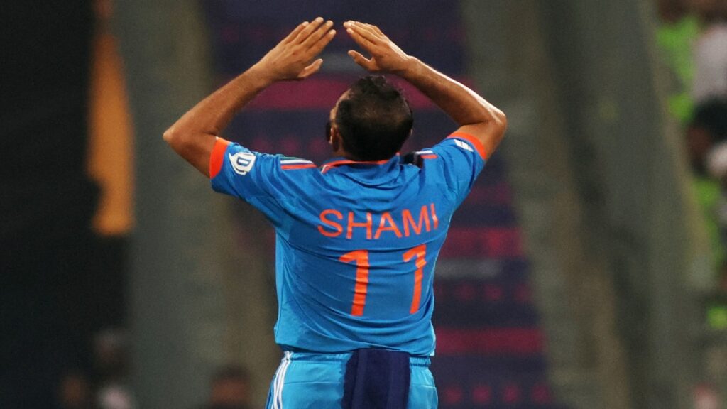 Mohammad Shami jersey number