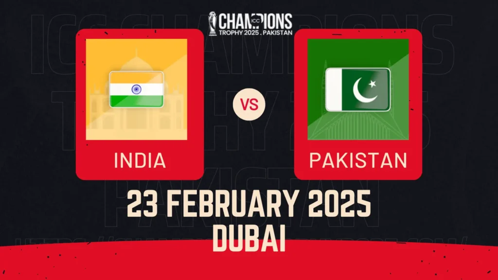 Pakistan vs. India – Match 5