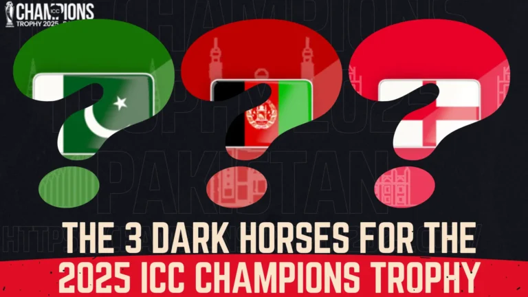 The 3 Dark Horses for the 2025 ICC Champions Trophy