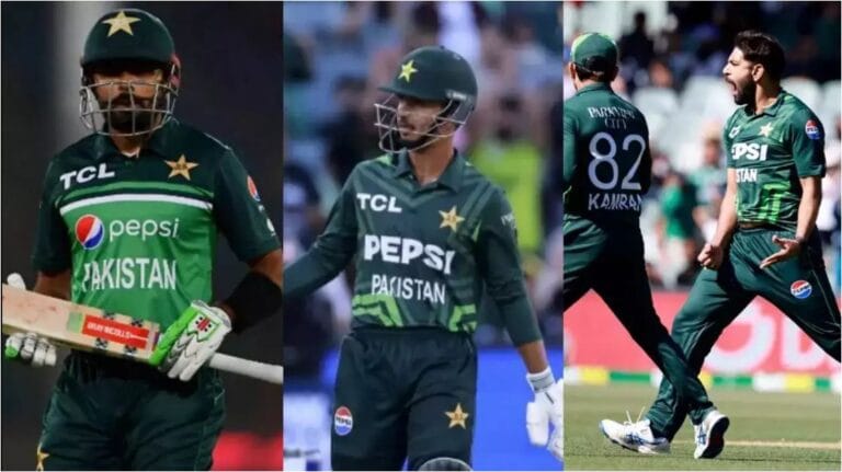 babar azam saim ayoub and haris rouf