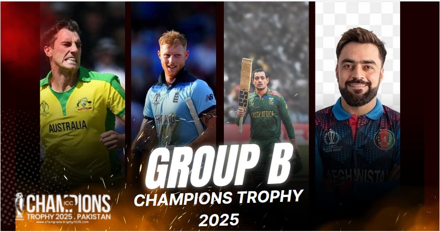 group B Pakistan champions trophy