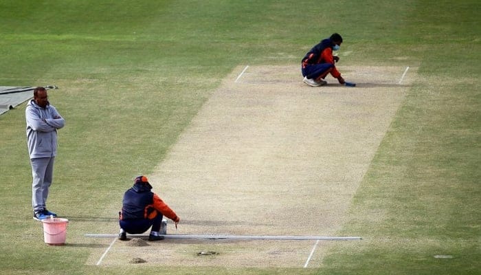 Pakistan national stadium Karachi pitch