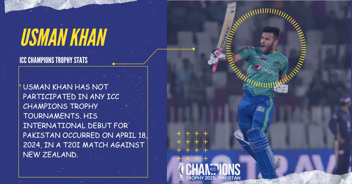 usman khan stats