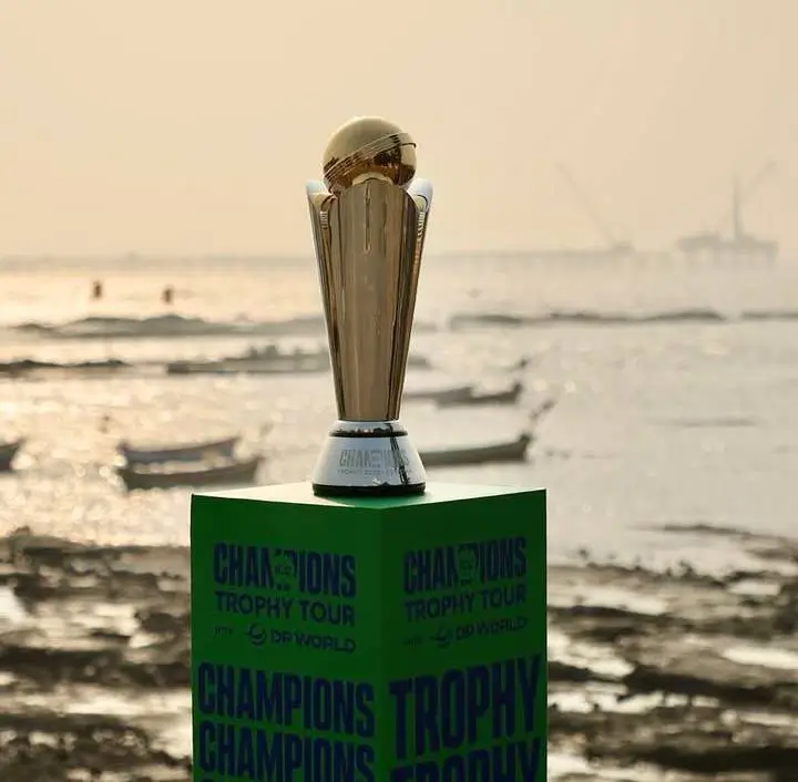 ICC Champions Trophy Tour Arrived at Mumbai