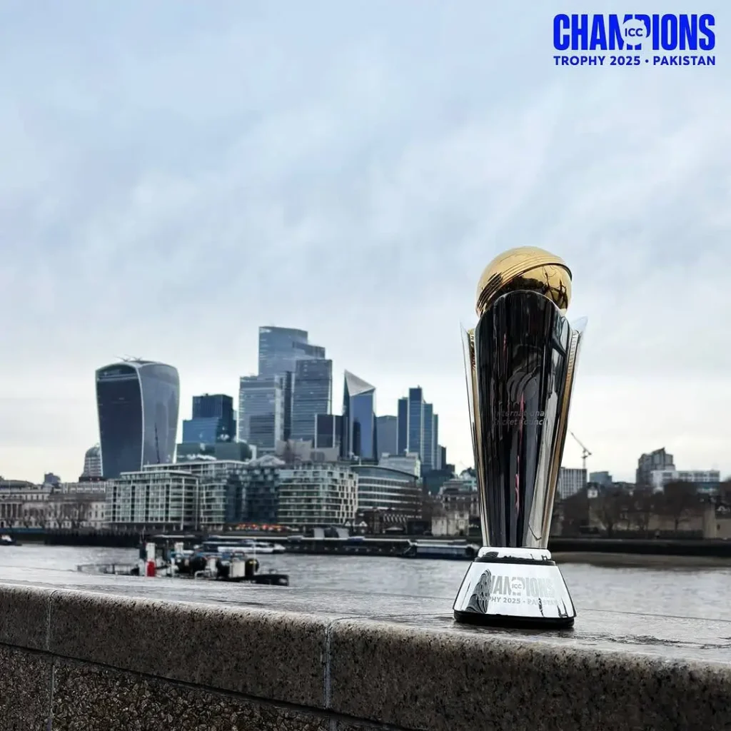 Champions Trophy Tour arrives in England