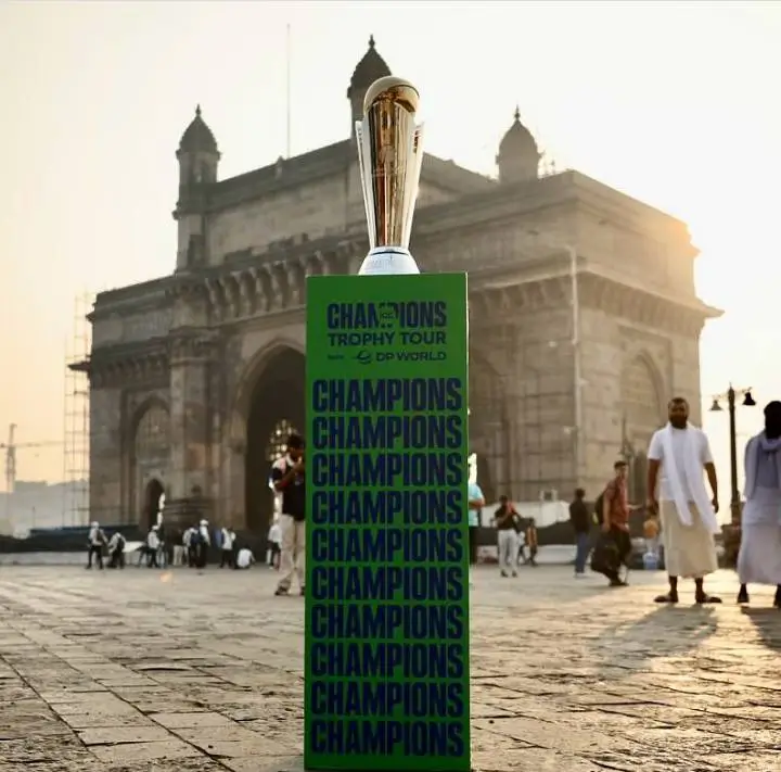 ICC Champions Trophy Tour Arrived at Mumbai