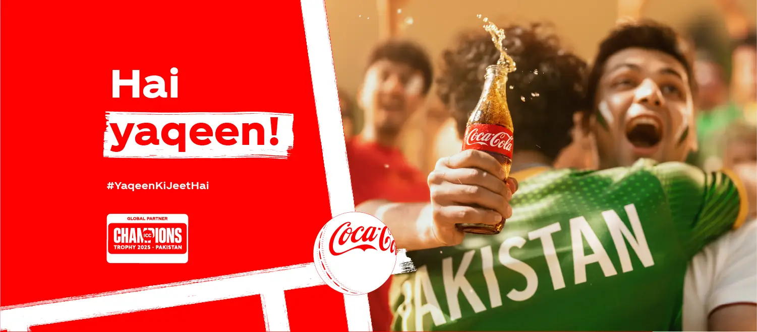 Coca-Cola ICC Champions Trophy 2025 Promotion in Pakistan