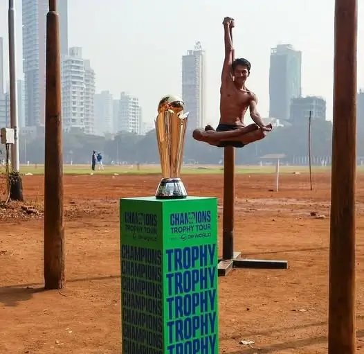 ICC Champions Trophy Tour Arrived at Mumbai