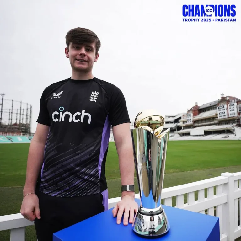 Champions Trophy Tour arrives in England