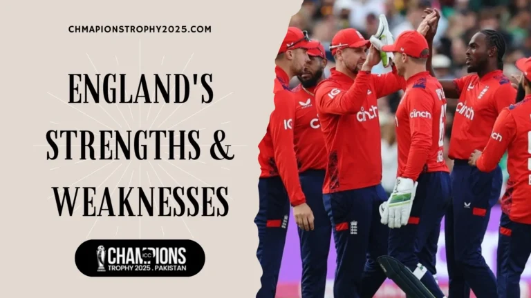 Team England Strengths and Weaknesses