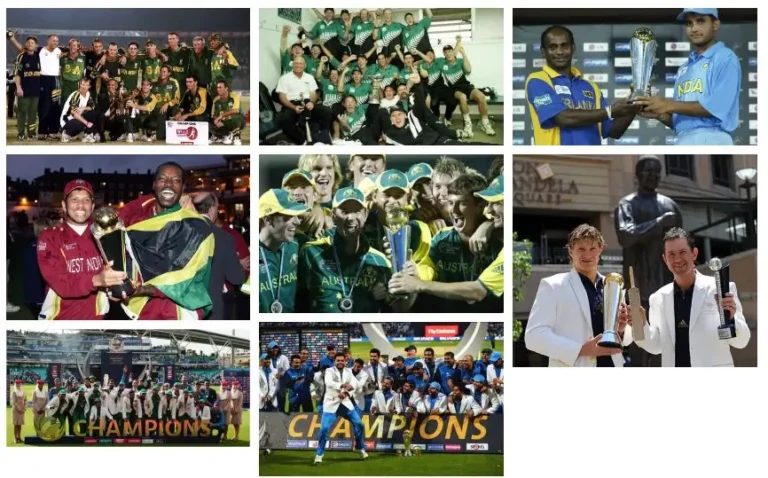 ICC Champions Trophy Winning Teams and Titles