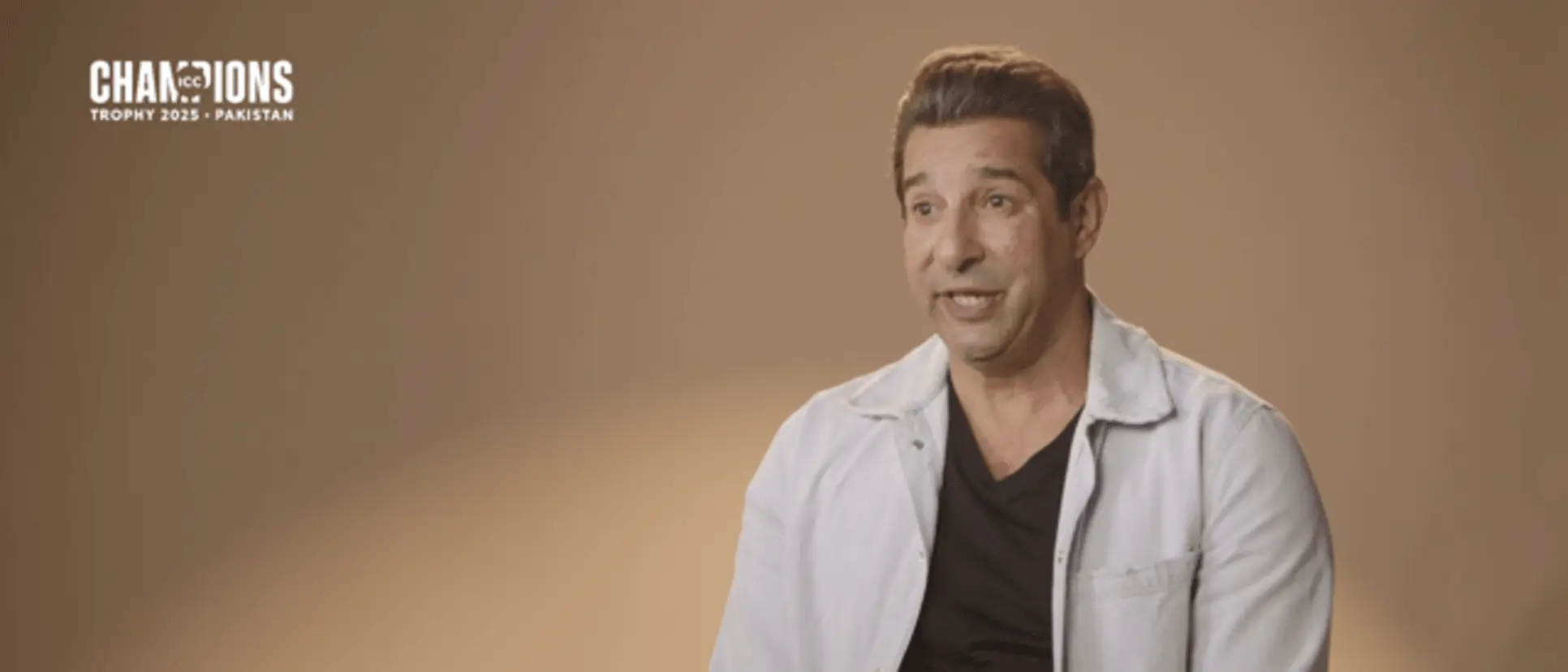 ICC Men’s Champions Trophy 2025: Wasim Akram Unveils White Jacket