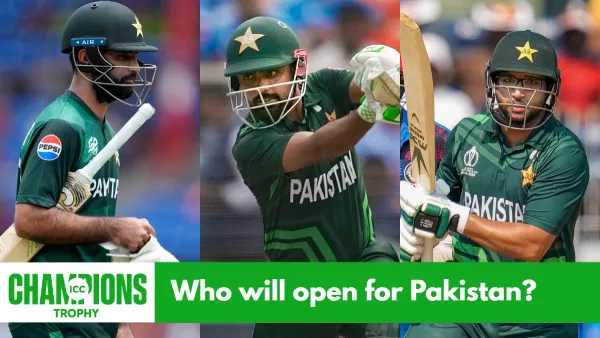 With Saim Ayub injured, Babar Azam may open for Pakistan in Champions Trophy 2025. Find out the team’s potential batting lineup and key squad changes.