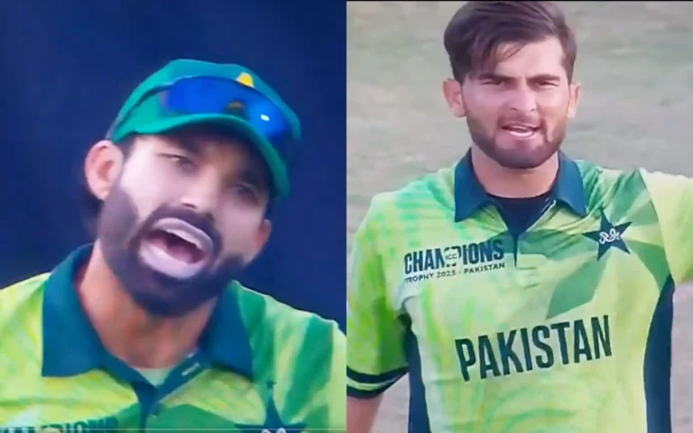 [Watch] Rizwan Loses Cool Over Shaheen Afridi; Involved In An Animated Chat vs New Zealand