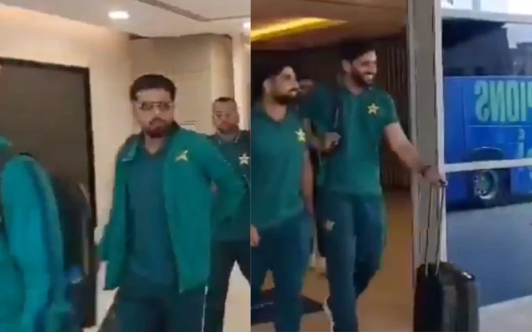 [Watch] Pakistan Arrives in Dubai for High-Stakes ICC Champions Trophy 2025 Clash vs India