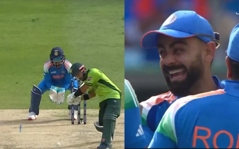 [Watch] Virat Kohli & Harshit Rana’s Wild Celebration After Axar Patel Bowls Out Mohammad Rizwan