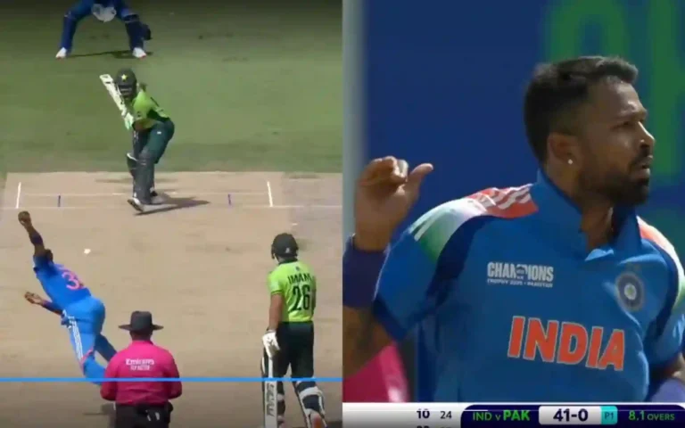 [Watch] Hardik Pandya’s Fiery Send-Off to Babar Azam Sparks IND vs PAK Rivalry