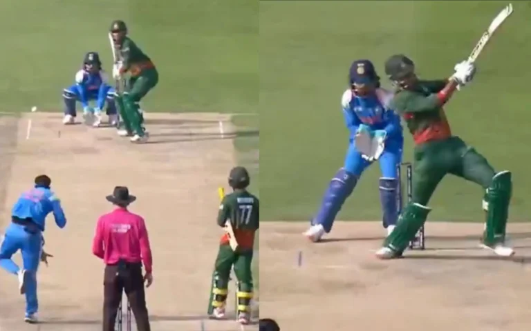 [Watch] 4, 6, 6 – Rishad Hossain’s Power-Hitting Shines in ICC Champions Trophy 2025 Against India