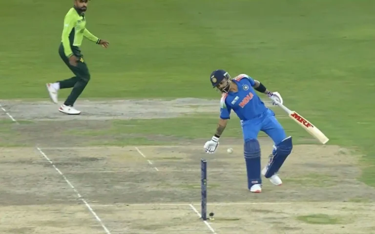 Could Virat Kohli Have Been Out on 41 vs Pakistan? A Look at the Obstructing the Field Rule