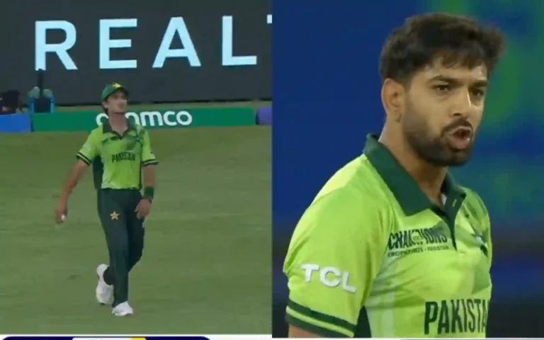 Haris Rauf’s Heated Exchange with Naseem Shah During Champions Trophy 2025