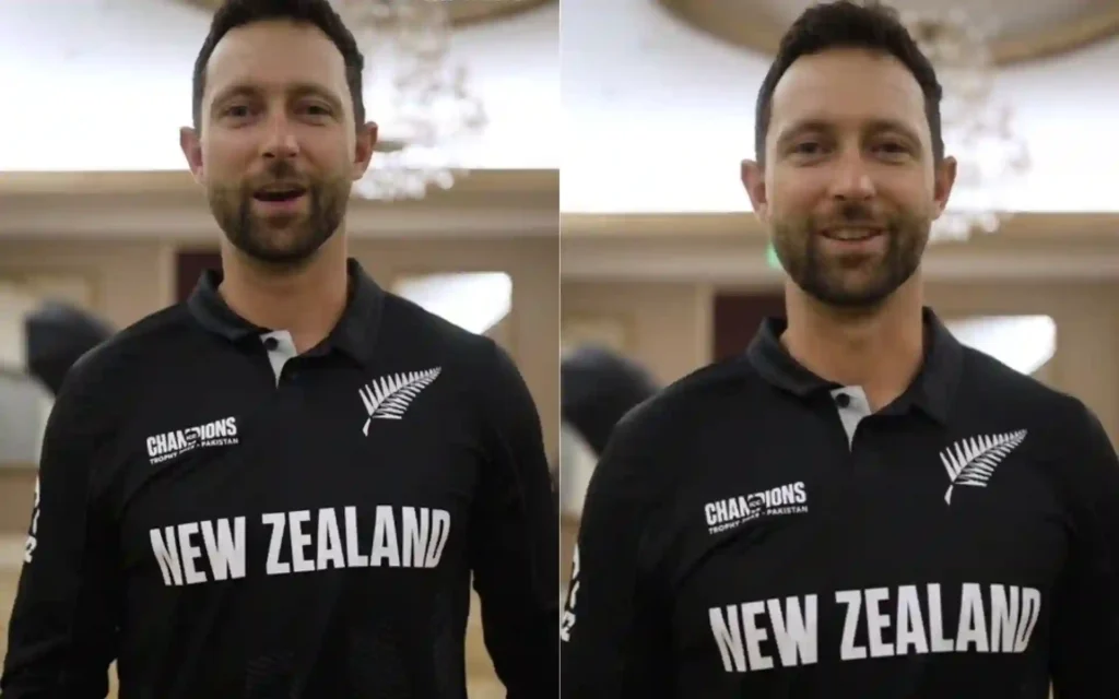 Devon Conway in NZ's Champions Trophy 2025 jersey [Source: @HimanshuLadha8, @Lommy0Tatham/x.com