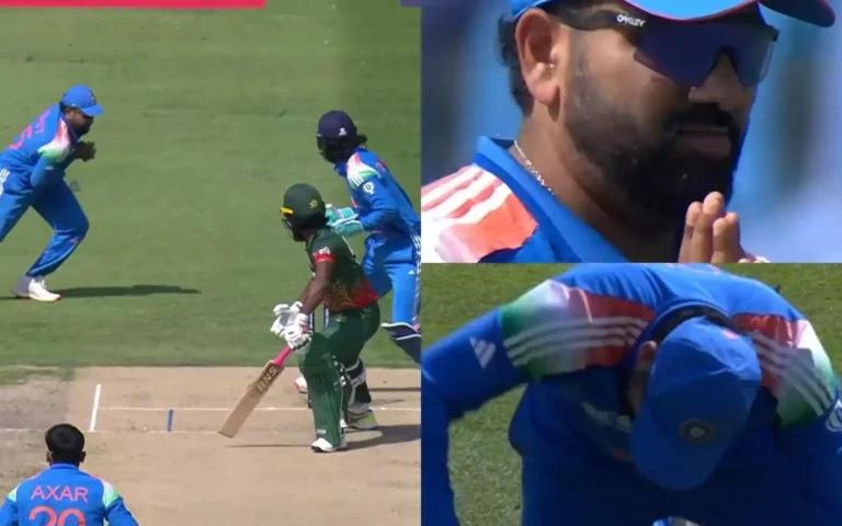 [Watch] Rohit Sharma’s Costly Drop: A Missed Hat-Trick Moment Before ICC Champions Trophy 2025