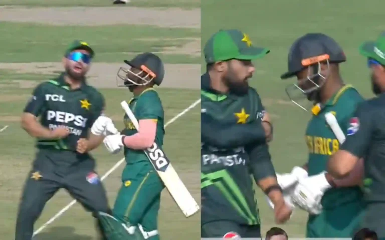 Big Fight in Pakistan-South Africa ODI! Saud Shakeel’s Aggressive Celebration and Its Impact on ICC Champions Trophy 2025
