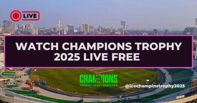 Watch Free Live Cricket on Cricvid: Champions Trophy 2025 Guide