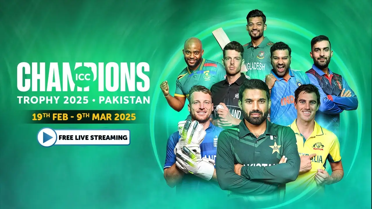 ICC Champions Trophy live steaming