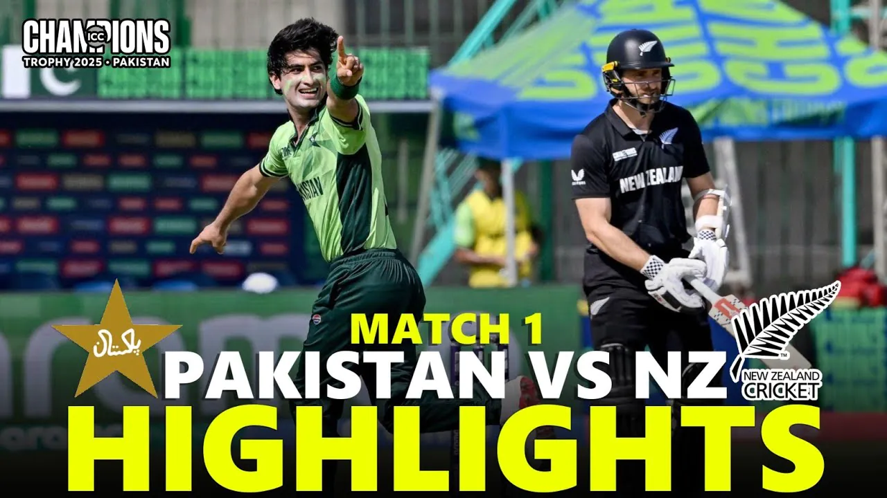 pak vs nz highlights today