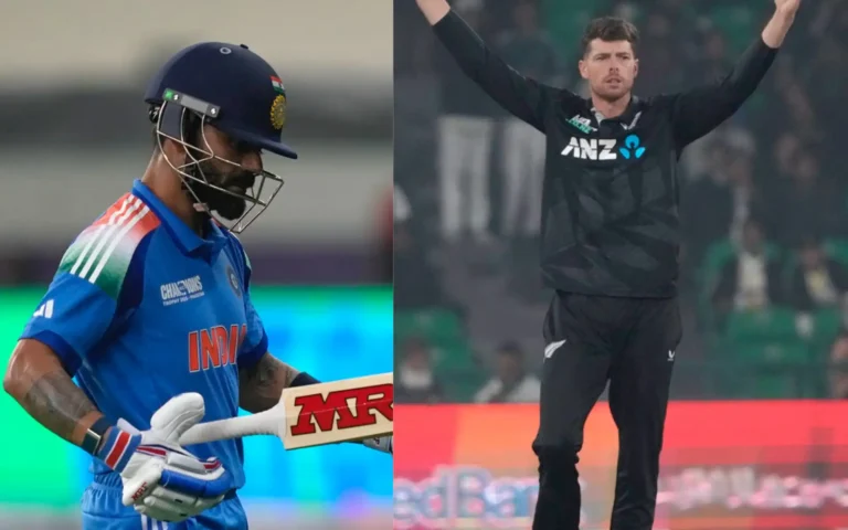 Virat Kohli vs Mitchell Santner: A Key Battle in IND vs NZ Clash