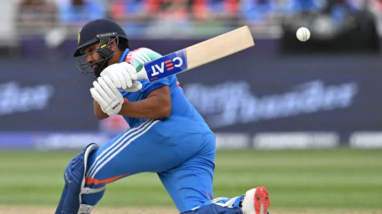 How much did Rohit Sharma score today in India vs New Zealand Champions Trophy 2025 final match?