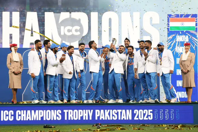 ICC Champions Trophy 2025 (India Crowned as Champions!)